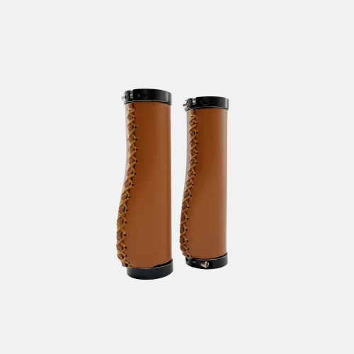 Premium Leather Handgrips-bown